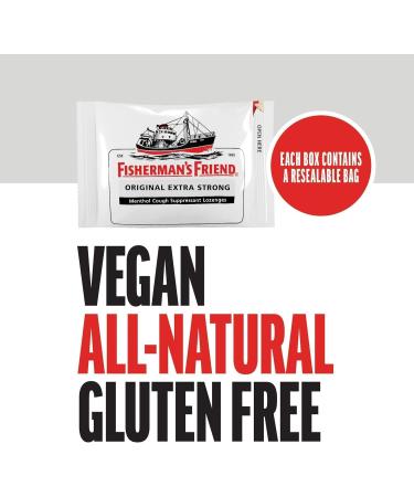 FISHERMANS FRIEND 20 LOZENGES 10MG ORIGINAL EXTRA STRONG (pack of 3) by Greenwood Brands - Buy Online on GoSupps.com