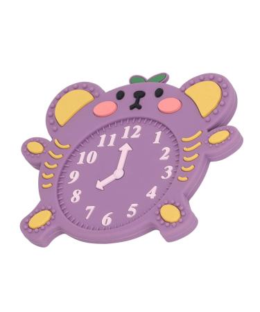 Alarm Clock Shaped Cartoon Teething Toy for Babies - Bright Color Baby Travel Teether - Buy Online on GoSupps.com