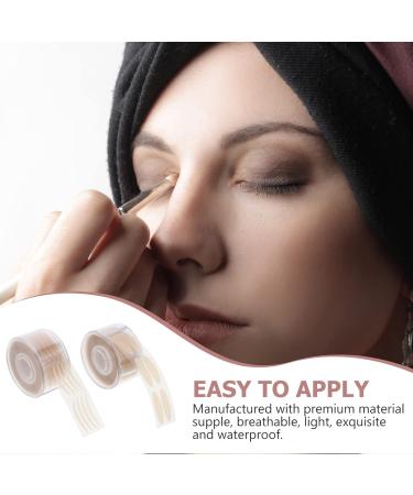 Lurrose 2400 Sheets double eyelid sticker invisible eyelid tape droopy eyelid tape invisible eye stickers clear tape mesh tape eyelid lifter strip with hat beauty stickers Adhesive strip - Buy Online on GoSupps.com