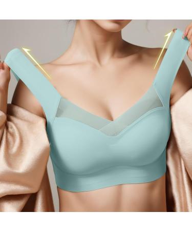 2024 Women's Comfortable & Sexy Sports Bra & Tank Top - Steel Ring-Free Blue XL | Shop Now! - Buy Online on GoSupps.com