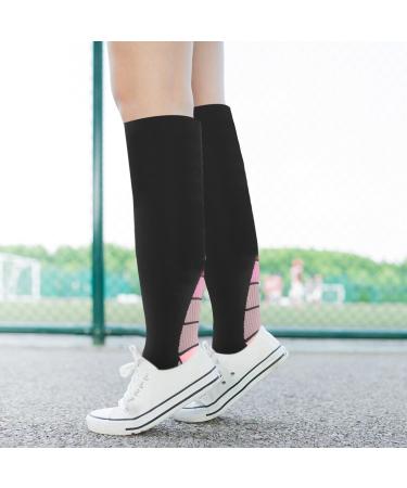 CHEERYMAGIC Graduated Compression Socks - Medical Grade Athletic Fit for Men & Women, Running, Sports, Nurses, Flight Travel - Pink-S/M - Buy Online on GoSupps.com