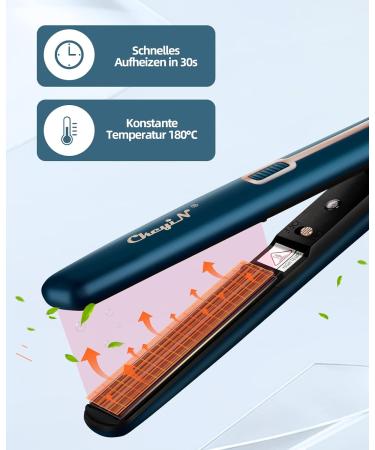 CkeyiN Mini Hair Crimping Iron - Portable Ceramic Curling Iron 180 Temperature for Stunning Waves & Curls - International Shipping Available - Buy Online on GoSupps.com