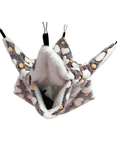 KILLIAN'S Small Pet Cage Hammock Bed - 2 Layer Snuggle Hideaway for Hamster, Guinea Pig, Rat, Ferret - Brown - Buy Online on GoSupps.com