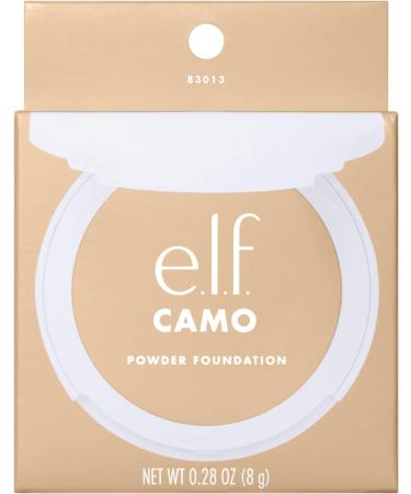 e.l.f. Camo Powder Foundation Light 240 W 8g - Primer-Infused, Buildable Coverage - Long-Lasting Formula - Medium-to-Full Coverage - Pack of 1 - Buy Online on GoSupps.com
