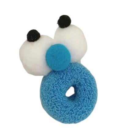 Shurzzesj Funny Hairband Hair Scrunchies | Big Eyes Funny High Elasticity Hair Ties No-Slip Grip For Women Girls For All Occasions Blue