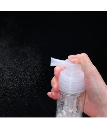 Jinshining Transparent 110ml Powder Spray Bottle Empty Powder Travel Cosmetics Blower Refillable Hair Fiber Applicator for Hair Salon Home Beauty Multi-Purpose Styling Products Hair Sprays - Buy Online on GoSupps.com