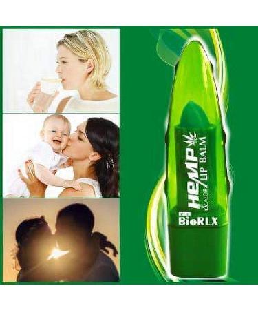 BioRLX Hemp Oil Aloe Vera Lip Balm SPF 15 - THC-Free Paraben-Free Color-Free 1 Piece - Shop Internationally - Buy Online on GoSupps.com
