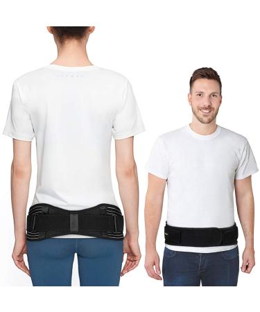 SI Sacroiliac Belt Sacroiliac Joint Support SI Belt Hip Brace with Elastic Straps for Pelvis Lower Back Hip Groin Sciatica Nerve LXL
