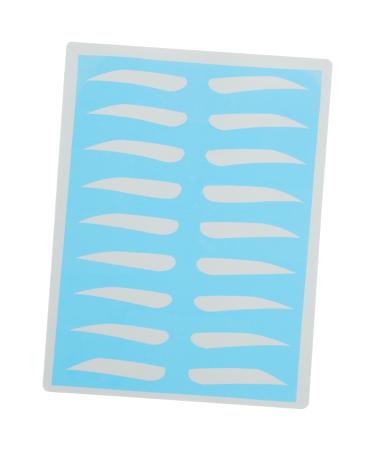FOMIYES 8 Pairs Eyebrow Makeup Tool Eyebrow Practice Skin Eyebrow Training Tool Mold Card Unibrow