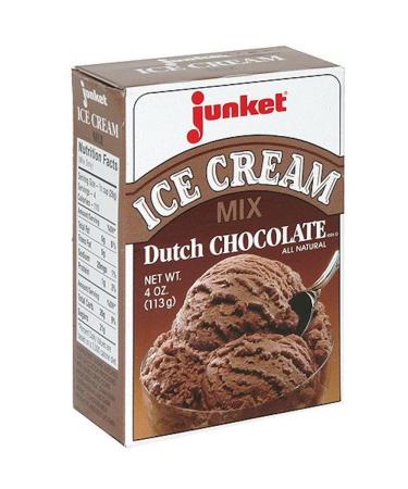 Junket Ice Cream Mix Dutch Chocolate, 4 oz
