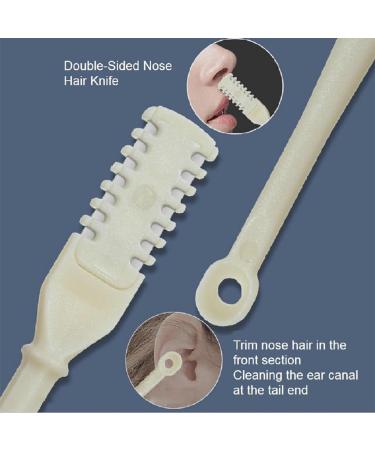  CSYBYW Nose Hair Clipper Double Sided Nose Hair Blade Manual Nose Hair Trimmer 360 Rotating Nose Hair Razor with Ear Picker for Women and Men Black Black - Buy Online on GoSupps.com