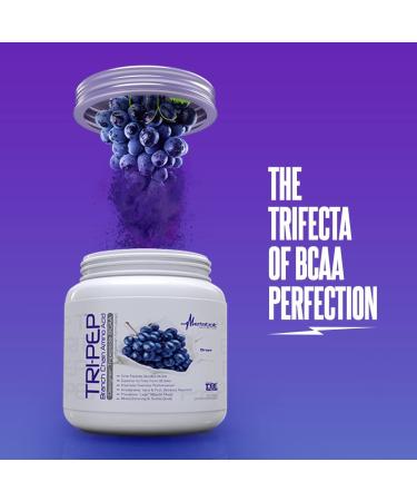 Metabolic Nutrition TRIPEP BCAA Powder Grape 400g - Pre, Intra, Post Workout Supplement - Buy Online on GoSupps.com