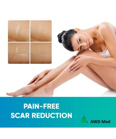 AWD Silicone Scar Sheets for Effective Scar Removal | Surgical C Section Keloid Tummy Tuck Tape - 5 Pcs 1.6 x 6 Nude - Must-Have Skin Patches - Buy Online on GoSupps.com