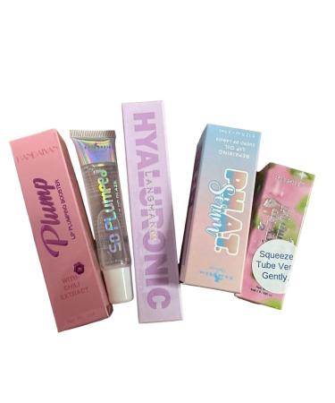 Diva Stuff Lip Plumping Gloss Set - 5 Piece Hydrating Lip Gloss - Clear Sheer & Shimmer - Paraben Free Cruelty Free with Chili Seed Oil & Hyaluronic Acid - International Shipping Available - Buy Online on GoSupps.com