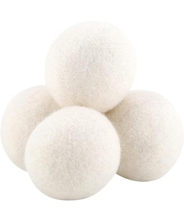 Natudeco 6Pcs Wool Dryer Balls with Storage Bag - Reusable Large Dryer Balls for Laundry - Eco-Friendly Laundry Replacement - Reduce Drying Time and Wrinkles - Buy Online on GoSupps.com