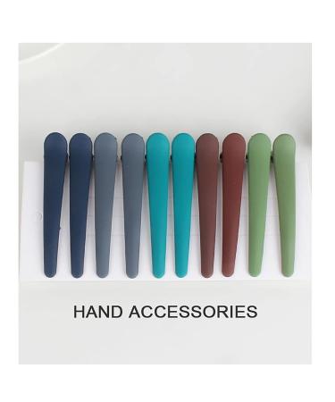 10 Non-Slip Hair Clips for Thick Hair - Colorful Duck Beak Styling Clips for Women | International Shipping - Buy Online on GoSupps.com