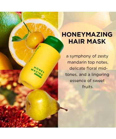 HAIR MASK - Honey Deep Conditioner for Damaged Hair | Hydrating Treatment with Argan Avocado & Olive Oil | HONEYMAZING - Buy Online on GoSupps.com