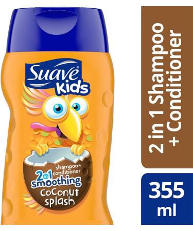 Suave Kids 2-in-1 Shampoo Smoothers - Cowabunga Coconut 12 oz | Gentle & Nourishing Hair Care for Kids - Buy Online on GoSupps.com