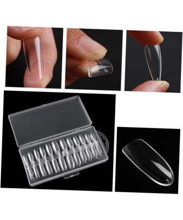 POPETPOP 2 Boxes Nail Tips French Nails Thin False Nail Fake Nails Manicure Stickers Ballet Nails Nail Decals False Coffin Nail False Toe Nails Nail Extension Stickers Fingernail No Trace - Buy Online on GoSupps.com