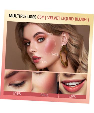 CRILSTYLEO 5pcs Blush Sheer Flush Creme Makeup Face Creamy Eyeshadow Facial Beauty Cosmetic Pigment Pigment - Buy Online on GoSupps.com