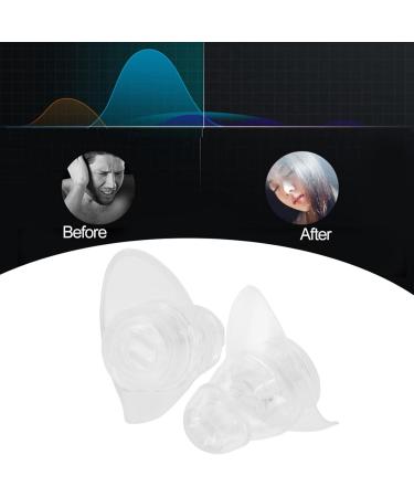 Concert Ear Plugs | Silicon Noise Reduction Earplugs for Music Festivals & Nightclubs | Hearing Protection (Transparent - Buy Online on GoSupps.com