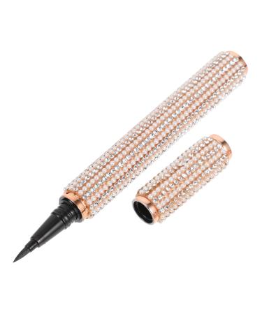Mipcase 1pc Eyeliner Fake Eyelashes Eyelash Glue Pen for False Lashes Makeup Pen Miss Retouching Pen Diamond 1 count (Pack of 1) As Shown