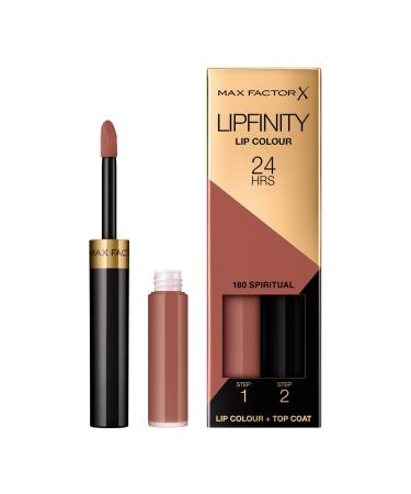 Max Factor Lipfinity Long-Lasting Two Step Lipstick - 180 Spiritual (Brown) 4.2 g 180 Spiritual 4.2 g (Pack of 1) - Buy Online on GoSupps.com