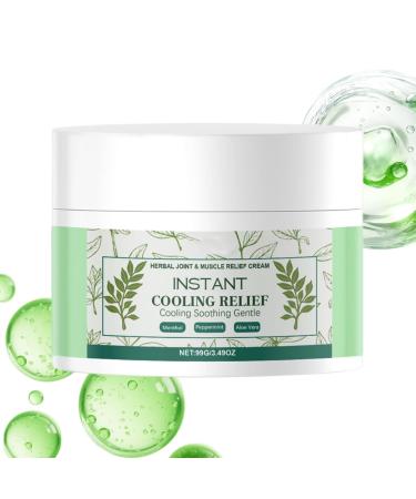 Generisch Soothing & Cooling Gel - Instant Refreshing Relief Cream | Non-greasy Muscle Balm for Back Knees Neck Relaxation Travel