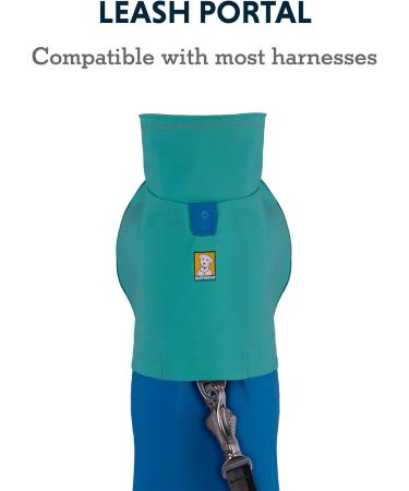 RUFFWEAR Sun Shower Rain Poncho for Dogs - Lightweight Waterproof Raincoat Large Size in Blue Dusk - International Shipping Available - Buy Online on GoSupps.com