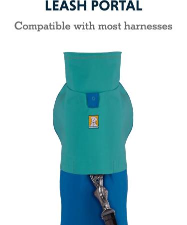 RUFFWEAR Sun Shower Rain Poncho - Lightweight Waterproof Raincoat for Dogs | X-Small Size in Blue Dusk | International Shipping Available - Buy Online on GoSupps.com