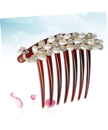 DOITOOL Decorative Side Hair Combs Different Occasions Girls Hair Styling Side Hair Combs Fine Hair Durable Wave Teeth Hair Combs Women Hair Comb Women's Vintage Rhinestone - Buy Online on GoSupps.com
