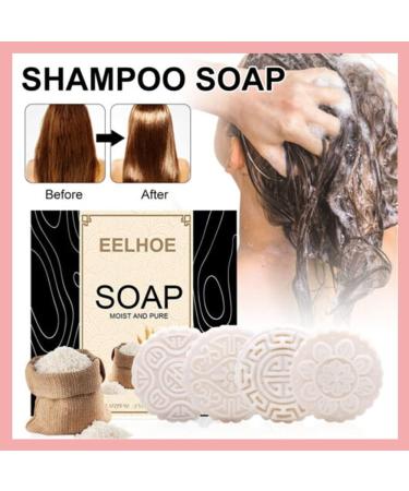 Loss Rice Shampoo Bar Fermented Rice Water Shampoo Bar For Hair Growth Fermented Rice Water Shampoo Bar Hair Growth Dry Damaged Hair Repair Soap Rice Water Shampoo And Conditioner (3 pcs) - Buy Online on GoSupps.com