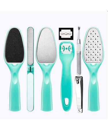 BTRICE (8 in 1) Professional foot pedicure nail tool made of stainless steel foot care of the foot care of dead skin for removing dry and wet feet