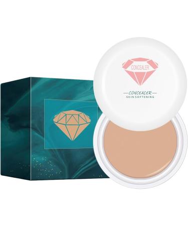 Matte Face Concealer - Moisturizing Skin Corrector Total Waterproof Moisturizing Cream for Women Dark Circles Blemishes Weddings Dates - Buy Online on GoSupps.com