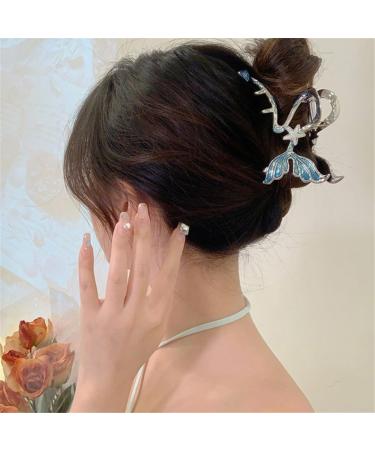 Hair Pins For Women Fish Tail Hair Claw Clip Exquisite Crystal Pearl Hair Clip Hairgrip Barrette For Women's Hair Accessories Jewelry (Color : S 4) - Buy Online on GoSupps.com