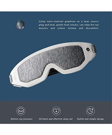 Yuyanaiai Heated Eye Mask Massager | Adjustable Temperature Eye Massage Device for Eye Strain Dark Circles & Puffiness - Buy Online on GoSupps.com