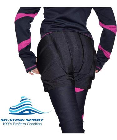 Skating Spirit Padded Shorts for Hip and Tailbone Protection - Medium - Buy Online on GoSupps.com