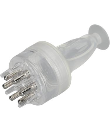 Scalp Applicator Comb Accurate Dosing 3ml Ball Root Comb Applicator Transparent Leakproof for Hair Care (Transparent White) - Buy Online on GoSupps.com