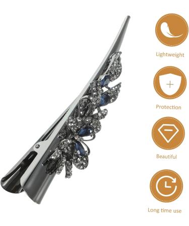 PAMINGONO Rhinestone Barrettes for Women Hair Barrettes for Women Fine Hair Rhinestone Hair Barrette Hair Clips for Styling Fancy Barrettes for Women's Hair Decorative Hair Clips Hair Bling - Buy Online on GoSupps.com