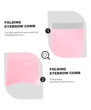Shop NOLITOY 2pcs Foldable Eyelash Comb & Mascara Applicator - Eyebrow Brush with Steel Teeth for Perfect Lashes | Portable Cosmetic Accessories - Buy Online on GoSupps.com