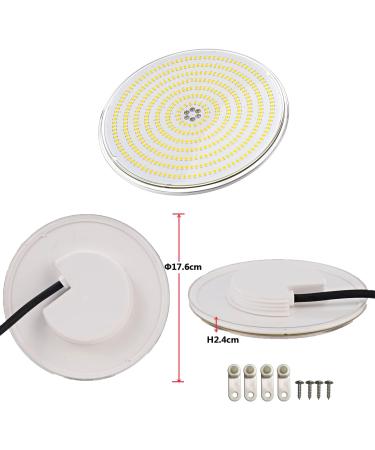 Buy Lylmle 35W Resin-Filled LED Pool Light - Ultra Bright 1100lm IP68 Waterproof 12V AC/DC Ideal for Replacing Halogen Lamps - Buy Online on GoSupps.com