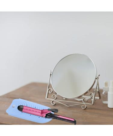 FOMIYES Professional Hair Curler Insulation Mat | Silicone Flat Iron Holder & Travel Storage Bags - Blue - Buy Online on GoSupps.com