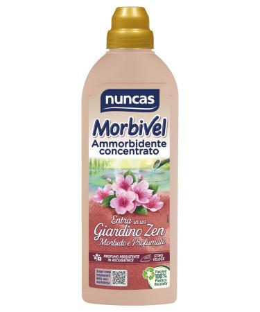 MorbiVel Concentrated Fabric Softener Giardino Zen 750 ml (25.3 Fl Oz) 1 unit - Made in Italy italian import