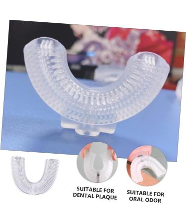 Doitool 12 Pcs Kids Tooth Heads for u-Head Toothbrush - White Silicone, Soft Shaped for Infants and Children - Compatible with Automatic Food Dispenser - Buy Online on GoSupps.com