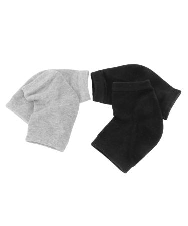 Ipetboom 2 Pairs Gel Heel Socks Breathable Socks Cracked Feet Socks Aloe Socks Spa Socks Cracked Heels Moisturizing Heel Protector Men and Women Anti-Crack Cotton Silicone Gel