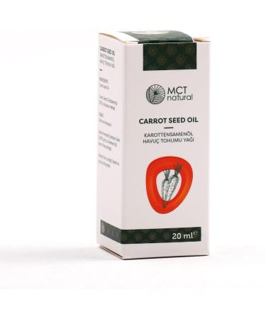 MCT Natural Carrot Seed Oil 20ml | 100% Pure Aromatherapy & Massage Oil | No Additives | Premium Care Oil for Skin - Buy Online on GoSupps.com