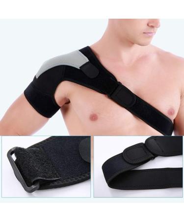HURRISE Copper Infused Shoulder Brace - Achieve Pain Relief for Torn Rotator Cuff AC Joint Dislocation & Injuries - Adjustable Support for Men & Women - International Shipping Available - Buy Online on GoSupps.com