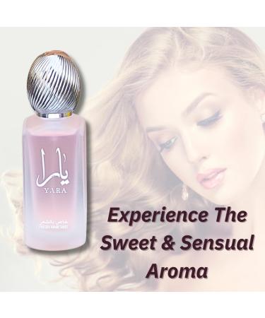 Lattafa Perfumes YARA Fresh Hair Mist 50ML (1.7 OZ) Experience the Sweet & Sensual Aroma. - Buy Online on GoSupps.com