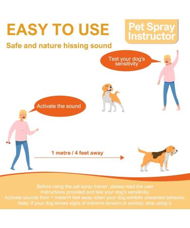 Spray Corrector for Dogs 80ml. 6 Pack Spray Corrector Dog Trainer Stops Barking Jumping Up Place Avoidance Aggression Dog Fighting and Food Stealing. Easy Safe Humane and Efficient Orange-6pk - Buy Online on GoSupps.com