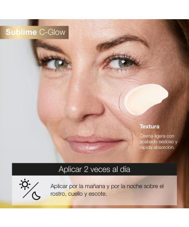  BELLA AURORA Bella Aurora Sublime C-Glow Anti-Aging Cream with Stabilized Vitamin C Hyaluronic Acid and Sea Extract brightens revitalizes and hydrates dull skin all skin types 50 ml - Buy Online on GoSupps.com